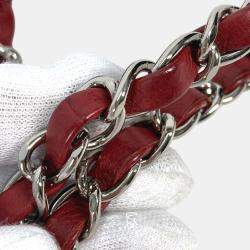 Pre Owned Chanel Red 10A Chain Shoulder Bag