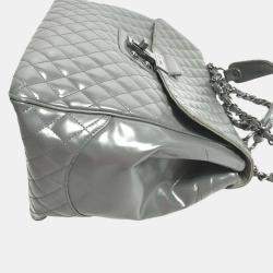 Chanel gray Chain shoulder bag