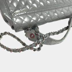 Chanel gray Chain shoulder bag