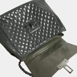 Chanel gray Chain shoulder bag