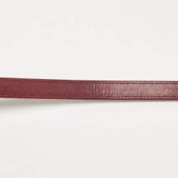 Chanel Burgundy/Black Quilted Leather and Canvas Medium Ballerine Flap Bag