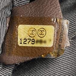 Pre Owned Chanel Blue Glazed Leather Modern Chain Camera Bag