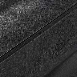 Pre Owned Chanel Black Quilted Caviar Leather Maxi Classic Double Flap Bag