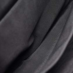 Pre Owned Chanel Black Quilted Patent and Leather Pagoda Accordion Flap Bag