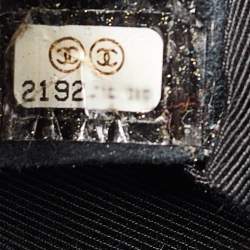 Pre Owned Chanel Black Quilted Patent and Leather Pagoda Accordion Flap Bag