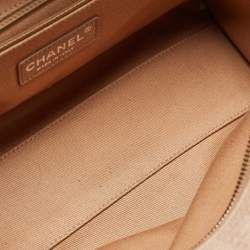 Pre Owned  حقيبة شانيل دوفيل بولر كانفاس وردي