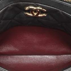 Chanel Black Quilted Leather Medium Trendy CC Bowling Bag