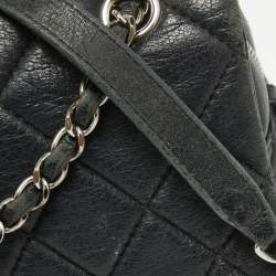 Chanel Black Quilted Leather Medium Soft Easy Flap Bag