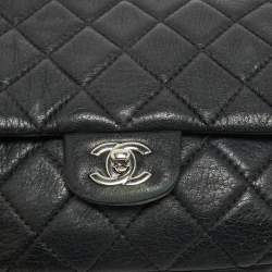 Chanel Black Quilted Leather Medium Soft Easy Flap Bag