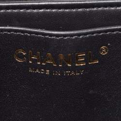 Pre Owned Chanel White Quilted Leather Trendy CC Vanity Case Bag