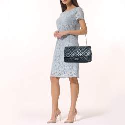 Chanel Navy Blue Quilted Aged Leather 227 Reissue 2.55 Flap Bag