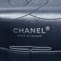 Chanel Navy Blue Quilted Aged Leather 227 Reissue 2.55 Flap Bag