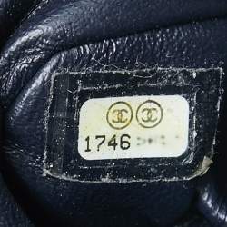 Chanel Navy Blue Quilted Aged Leather 227 Reissue 2.55 Flap Bag