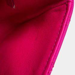 مملوكة مسبقًا Chanel pink Leather 2.55 Chain Shoulder Bag Size Mini