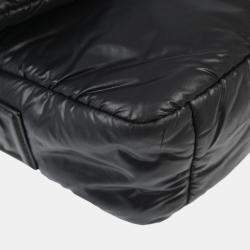 Chanel Black Nylon Coco Cocoon Shoulder Bag