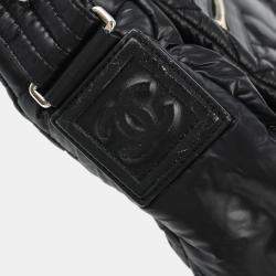 Chanel Black Nylon Coco Cocoon Shoulder Bag
