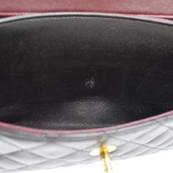 مملوكة مسبقًا Chanel Black Lambskin Single Flap Shoulder Bag