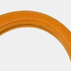Chanel Orange Calfskin Handbag