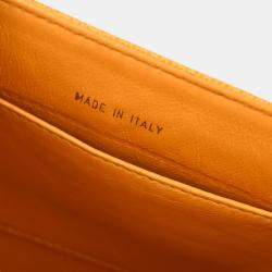Chanel Orange Calfskin Handbag
