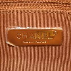 Pre Owned Chanel Dark Beige Quilted Leather Small 19 Flap Bag