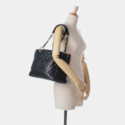 Chanel Black Caviar Grand Shopping Tote