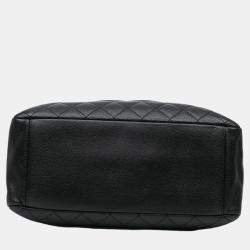 Chanel Black Caviar Grand Shopping Tote