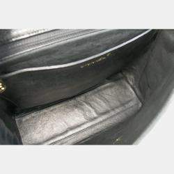 Chanel Black Leather Kelly Handbag