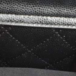 Chanel Black Caviar Leather Mini Round Hobo