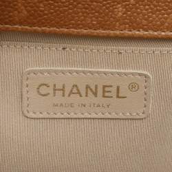 Chanel Brown Quilted Leather Medium Boy Flap Bag
