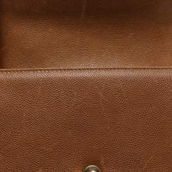 Chanel Brown Quilted Leather Medium Boy Flap Bag