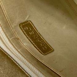 Chanel Beige CC Mark Double Chain Crossbody Bag