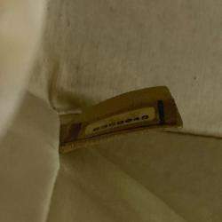 Chanel Beige CC Mark Double Chain Crossbody Bag