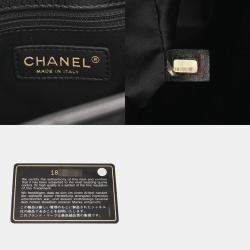 Chanel Black Caviar Skin Matelasse GST Grand Tote Bag