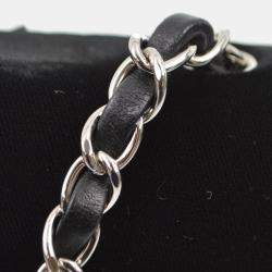 Pre Owned Chanel Black Velvet Camelia Single Chain Shoulder Bag