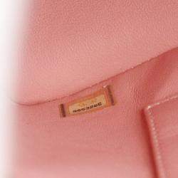 Chanel Pink Calfskin Medallion Tote Handbag