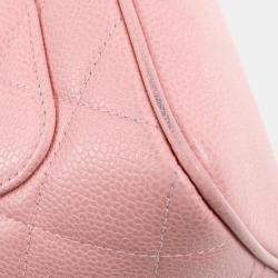 Chanel Pink Calfskin Medallion Tote Handbag