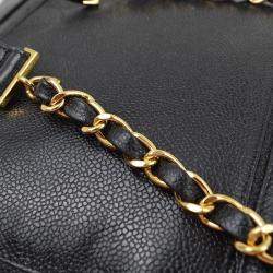 Chanel Black Calfskin Triple CC Backpack