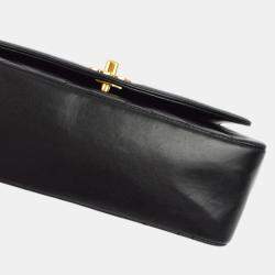 Chanel Black Lambskin Small Diana Shoulder Bag