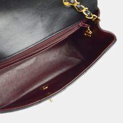 Chanel Black Lambskin Small Diana Shoulder Bag