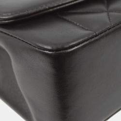 Chanel Black Lambskin Small Diana Shoulder Bag