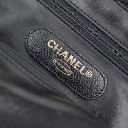 Pre Owned Chanel Black Calfskin Supermodel Shoulder Bag