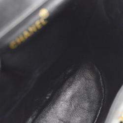 Chanel Black Lambskin Large Duma Backpack