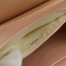 Chanel Beige Lambskin Handbag
