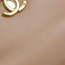 Chanel Beige Lambskin Handbag