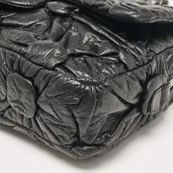 Pre Owned Chanel Black Leather Lemaire Puffed Flap Bag