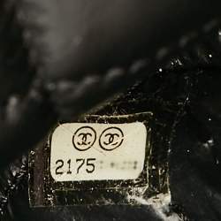 Pre Owned Chanel Black Leather Lemaire Puffed Flap Bag