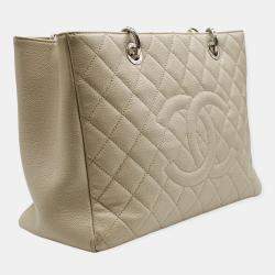 Chanel Caviar Quilted Grand Shopping Tote