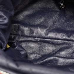 Pre Owned Chanel Red Quilted Leather Coco Cocoon Bowler Bag