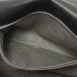 Pre Owned حقيبة كتف شانيل جيب منفصل CC جلد أسود مبطن بغرز برية