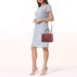Pre Owned Chanel Burgundy Leather Mini Neo Executive Shopping Tote
